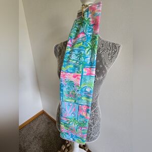 NWOT Lilly Pulitzer Tropical Palm Tree Golf Cart Club Towel